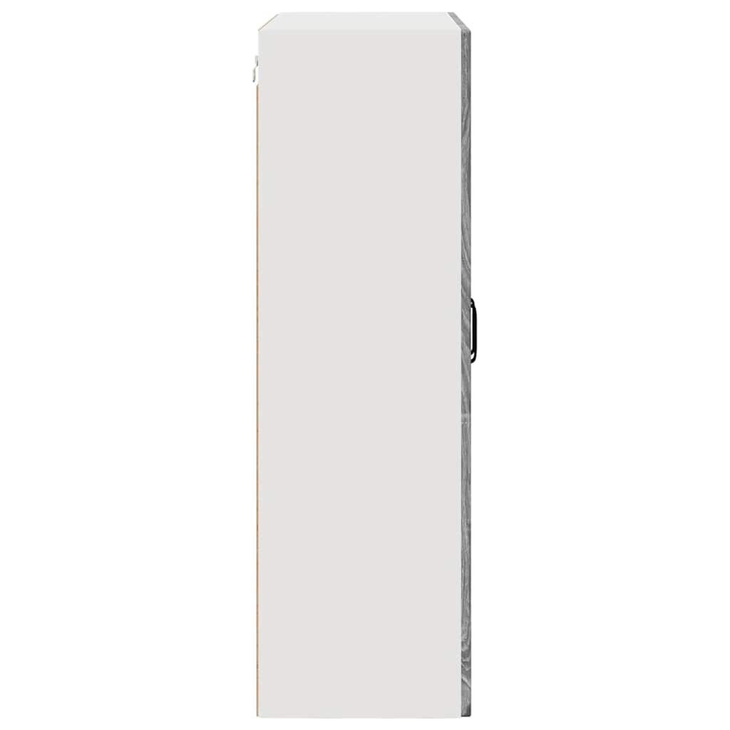 Ormar za Zid Siva Sonoma 80 x 31 x 100 cm Konstruirano drvo