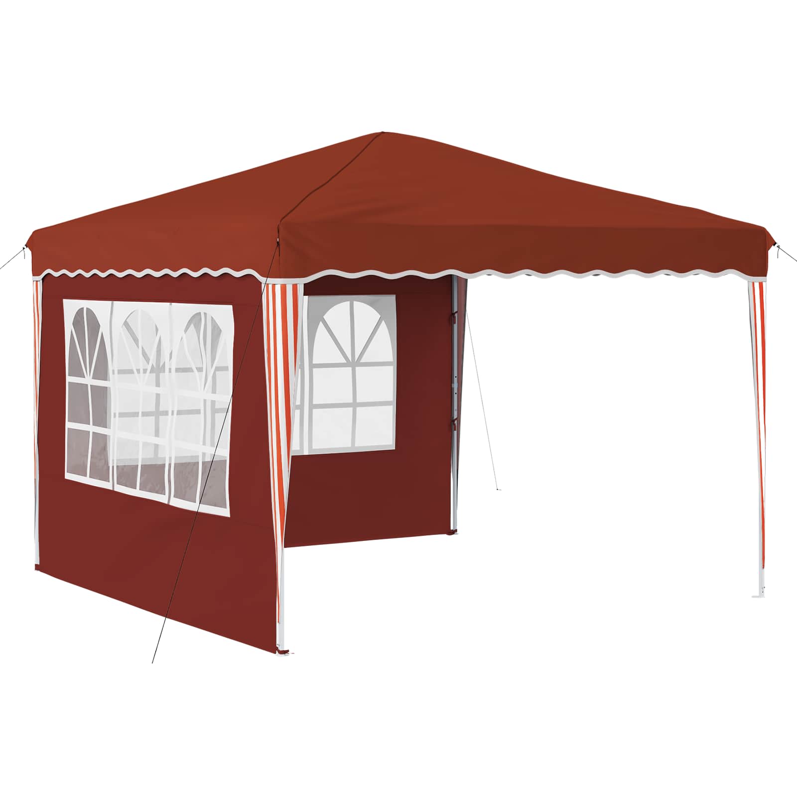 Rastezljivi šator za zabave Terakota 288 x 288 x 245 cm