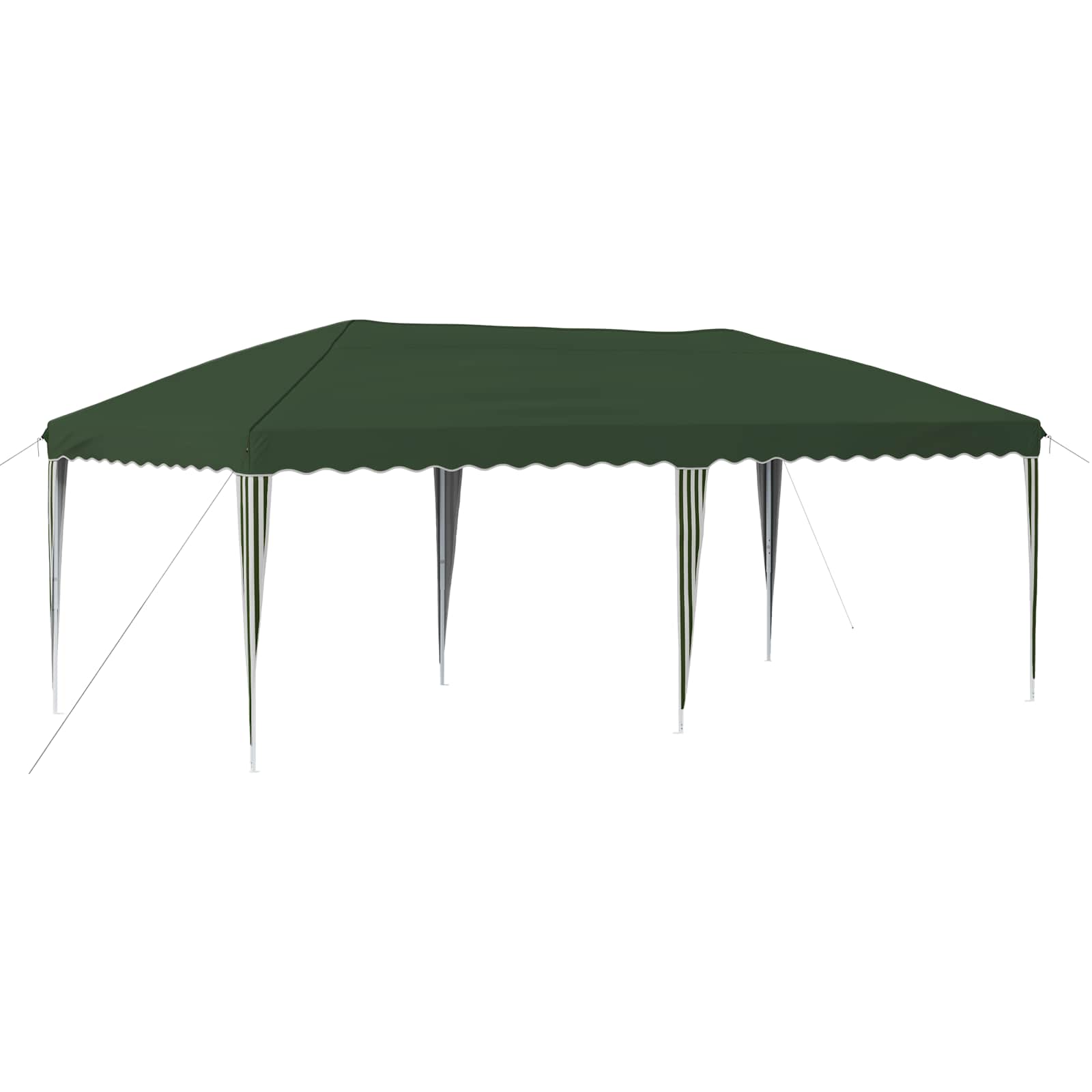 Rastezljivi šator za zabave 575 x 290 x 245 cm Zelena