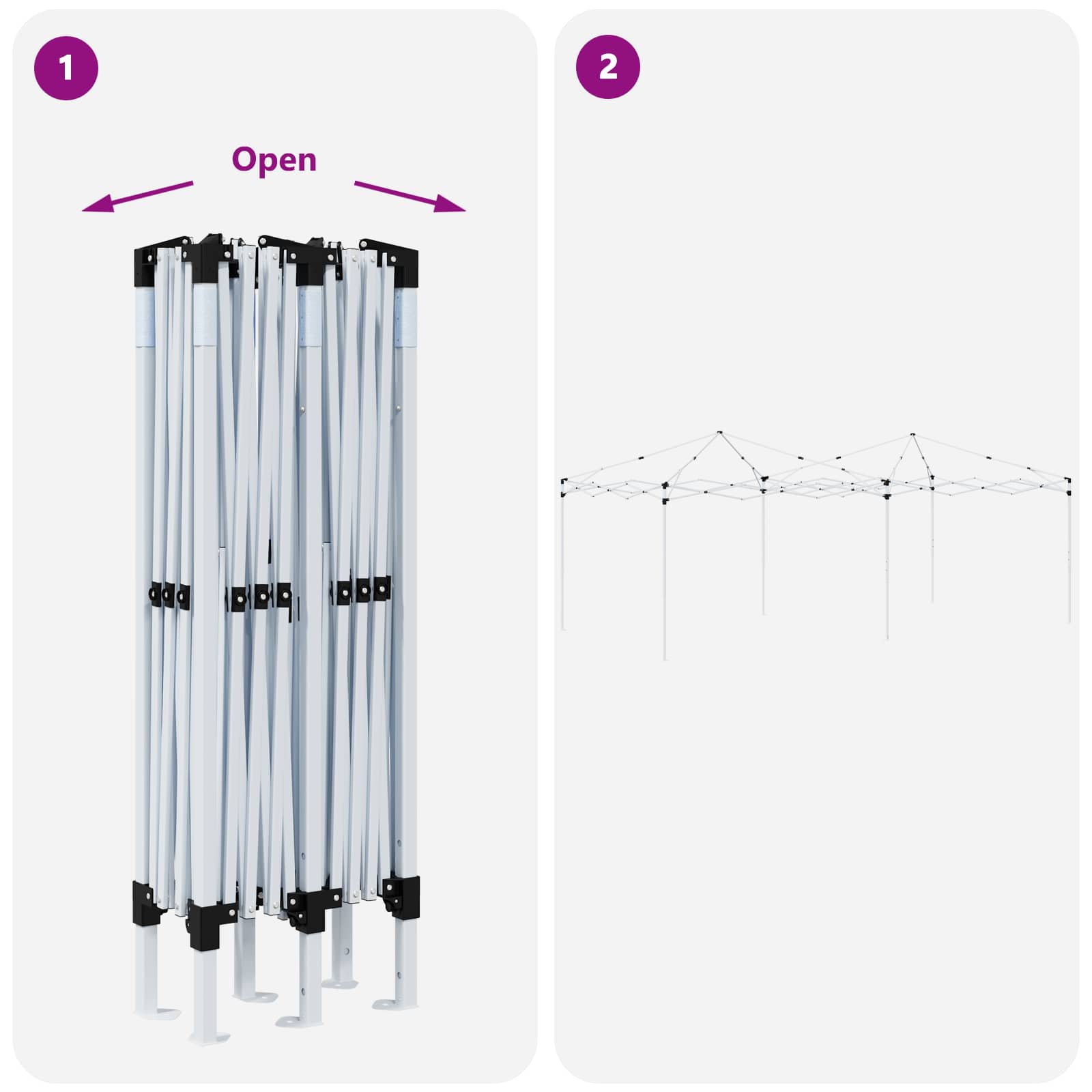 Rastezljivi šator za zabave 575 x 288 x 245 cm Bež