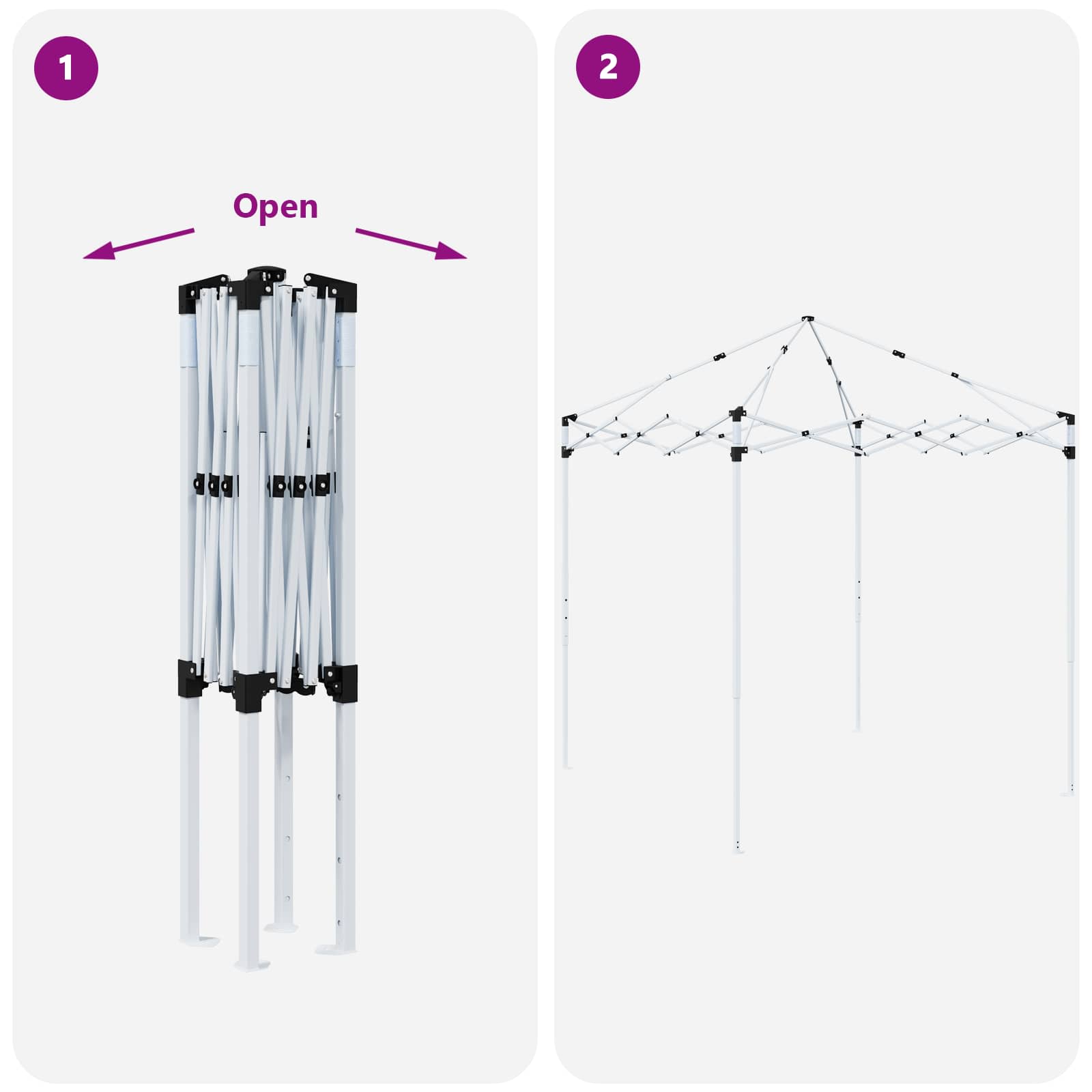 Rastezljivi šator za zabave 194 x 194 x 245 cm Narančasta