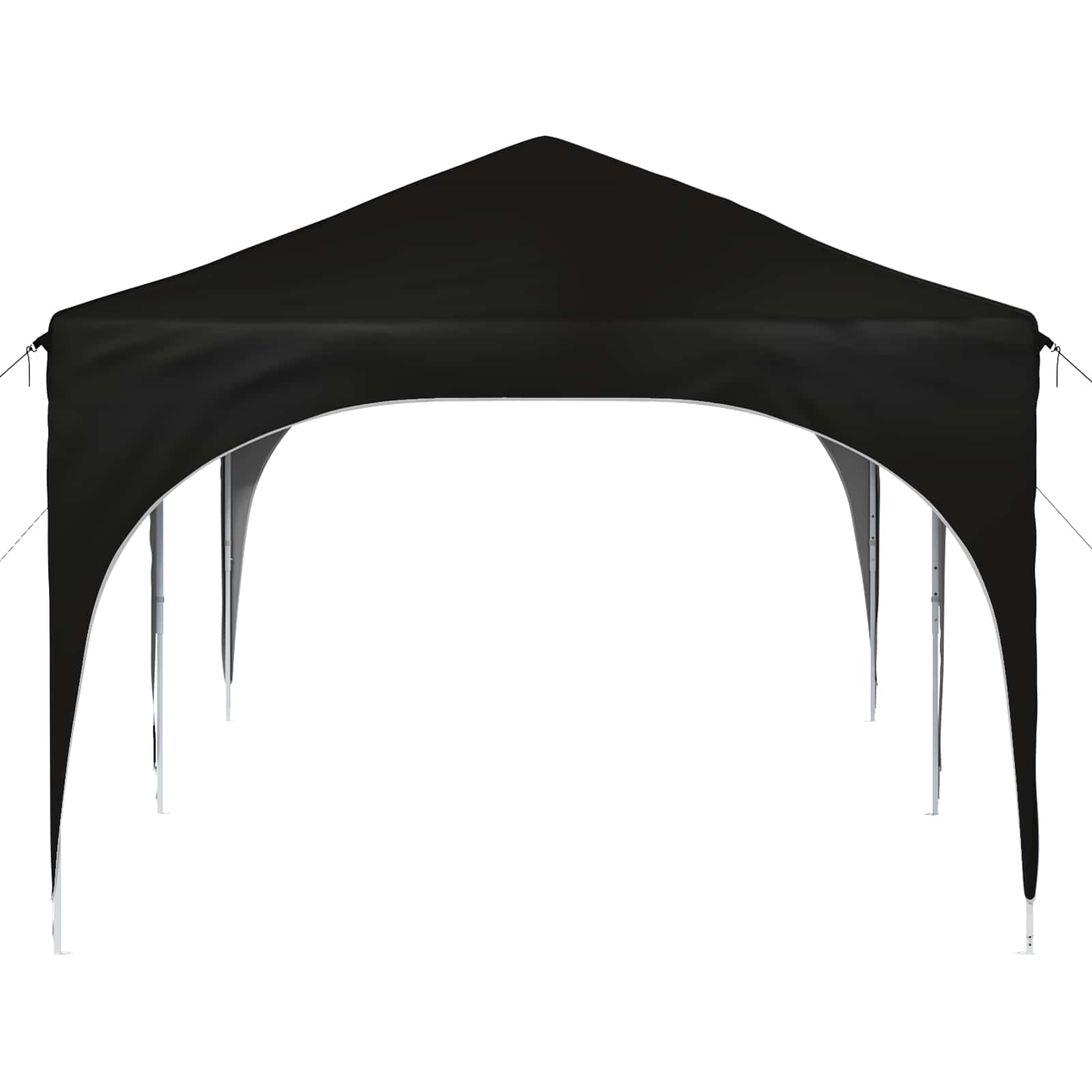 Rastezljivi šator za zabave Crna 575 x 288 x 245 cm