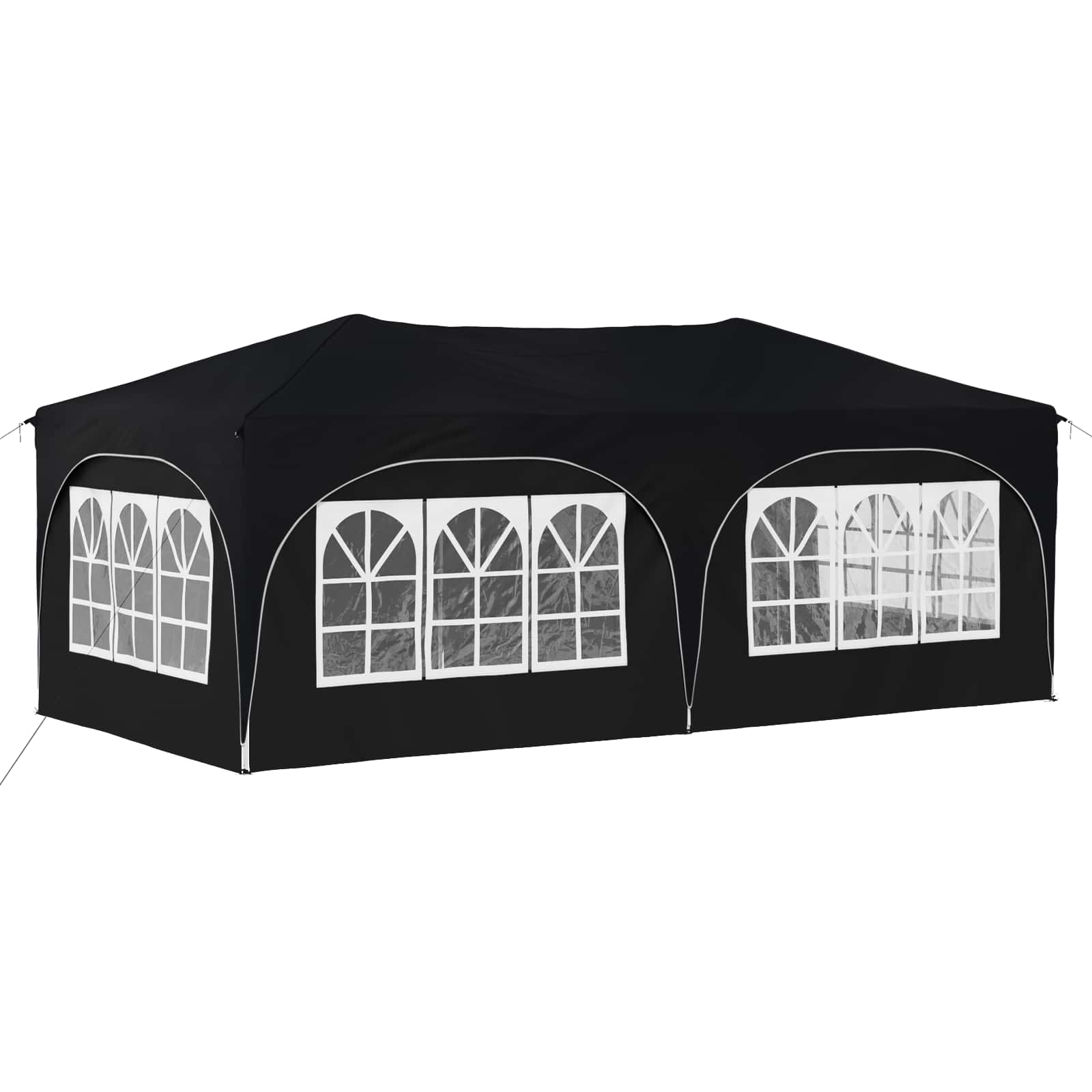 Rastezljivi šator za zabave 575 x 288 x 245 cm Antracit