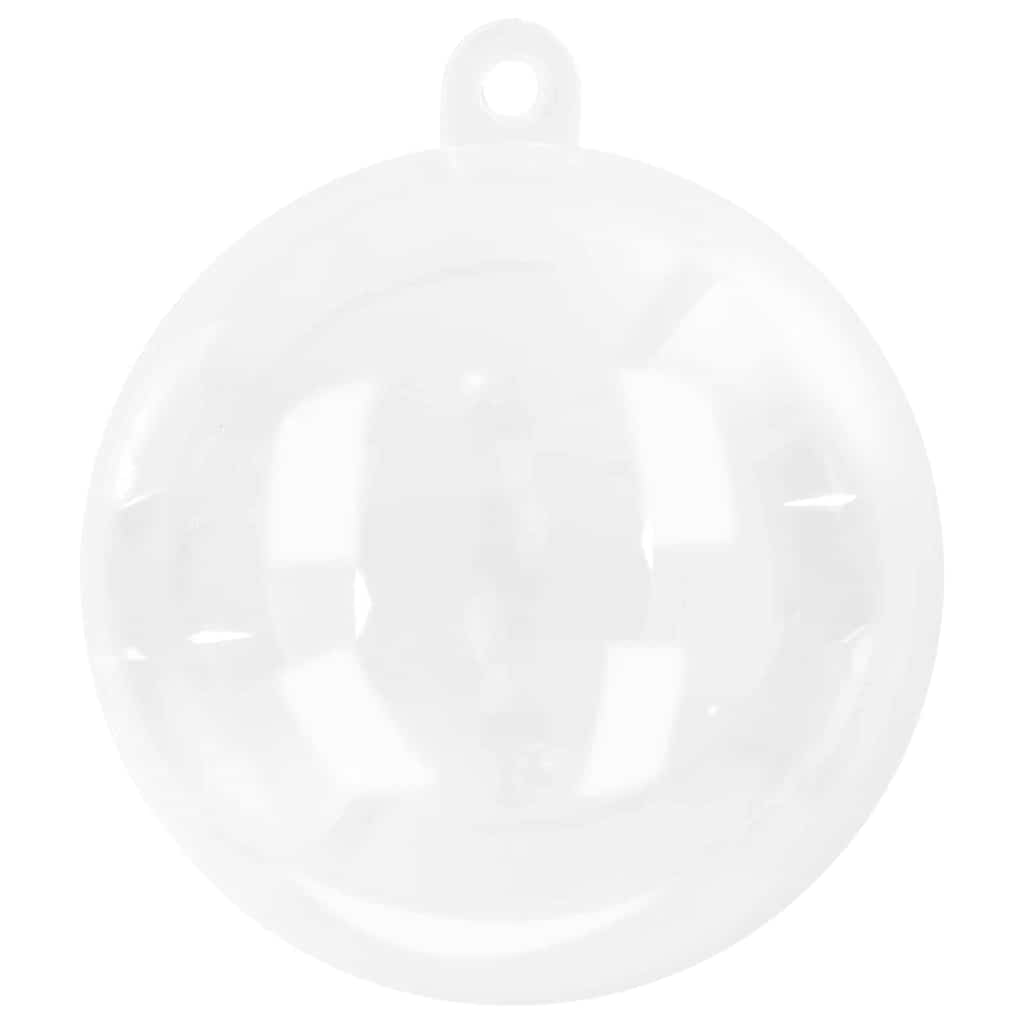 Set Božićnih Ukrasnih Kuglica 25 pcs *Transparent*an Ø 8 cm