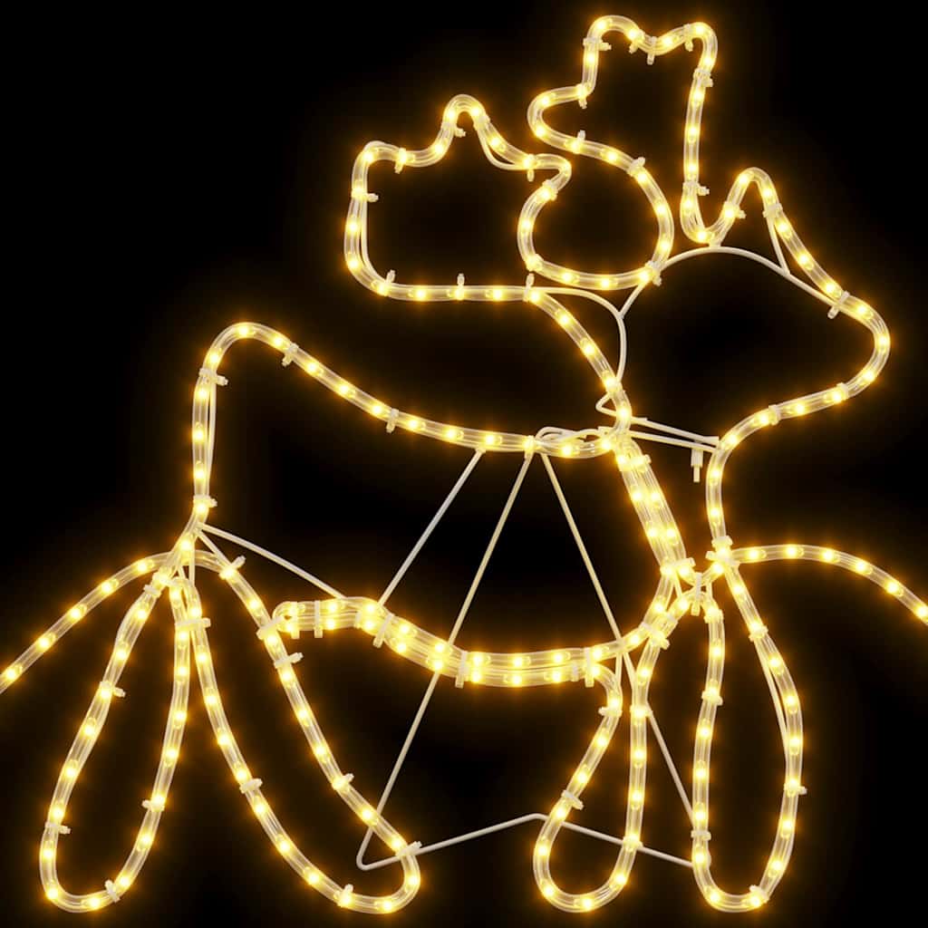 Božićna dekoracija s 1224 LED svjetlima Šareni 69 x 79 cm PVC