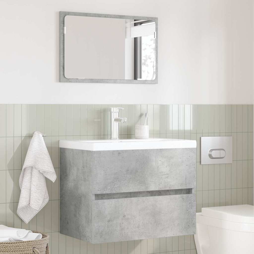 Set namještaja za kupaonicu Betonski sivi 60 x 38,3 x 45 cm