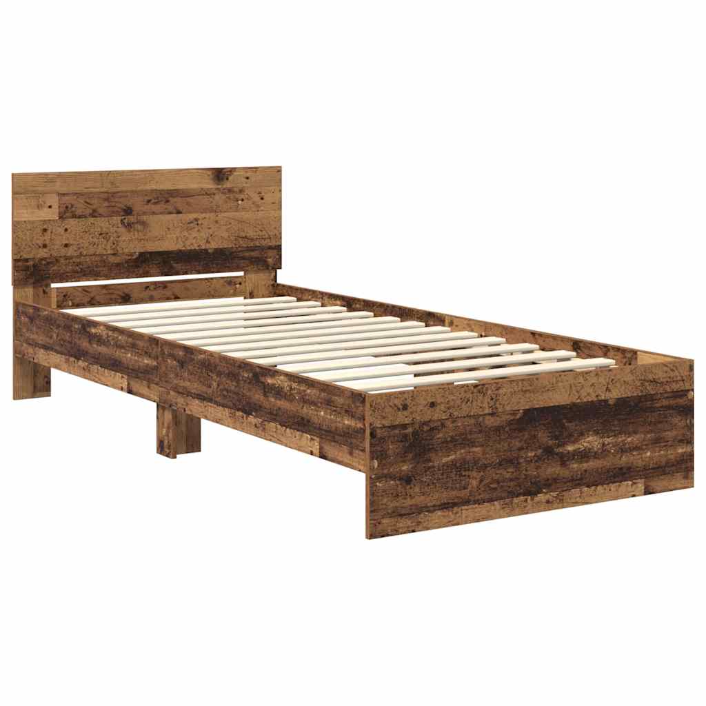 Krevetna konstrukcija Staro drvo 100 x 200 cm Konstruirano drvo