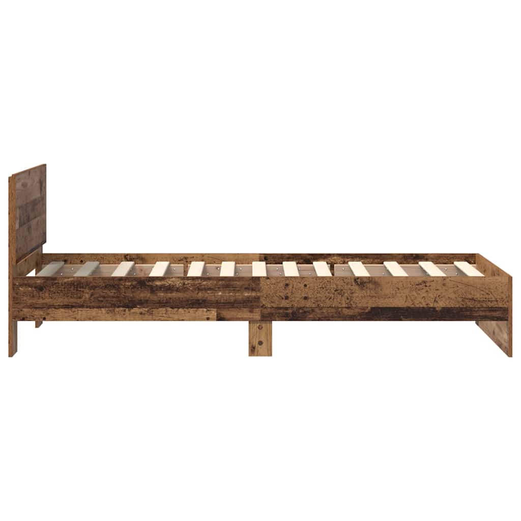 Krevetna konstrukcija Staro drvo 75 x 190 cm Konstruirano drvo