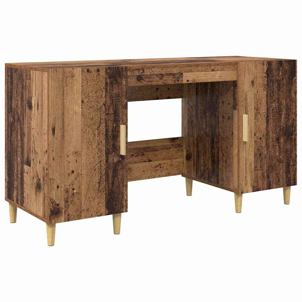 Stol s policom Staro drvo 140 x 50 x 75 cm Konstruirano drvo