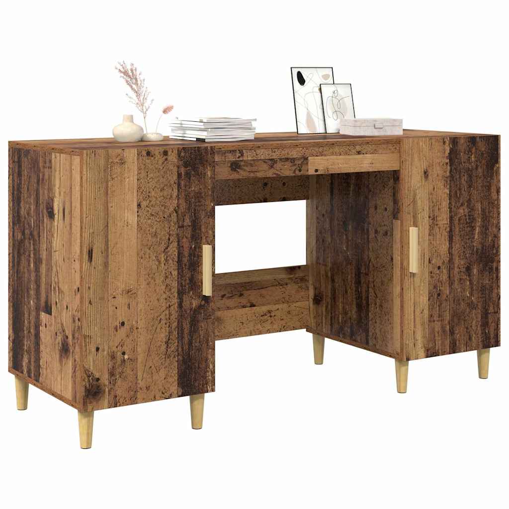 Stol s policom Staro drvo 140 x 50 x 75 cm Konstruirano drvo