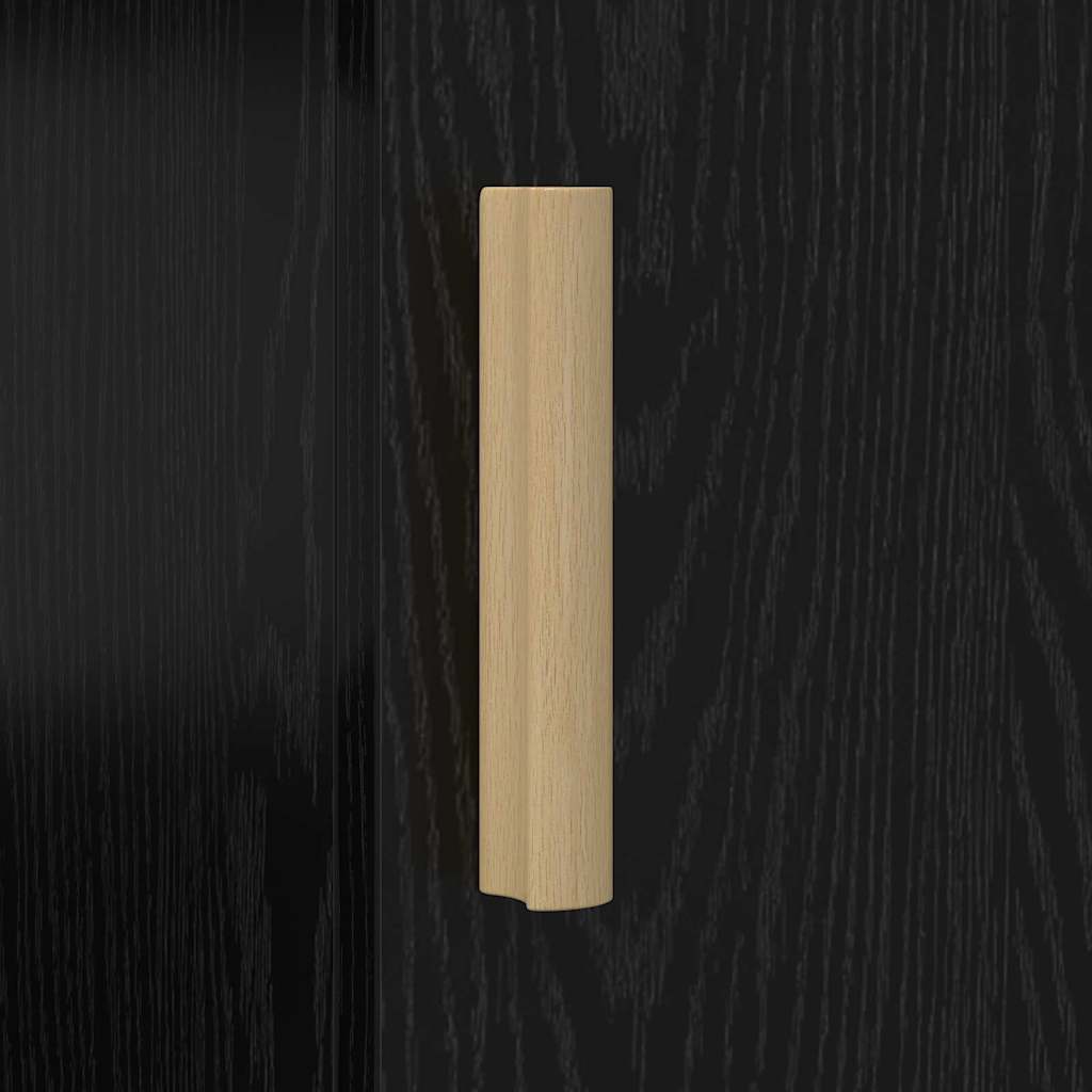 Stol s policom Crni hrast 140 x 50 x 75 cm Konstruirano drvo