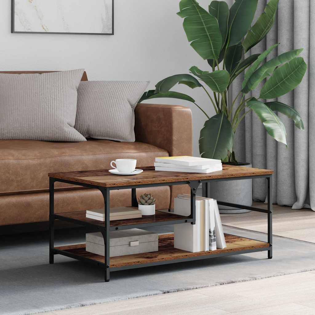 Kava Stol Staro drvo 90 x 49 x 40 cm Konstruirano drvo