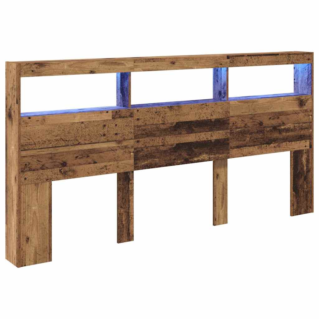 Uzglavlje Staro drvo 200 x 17 x 102 cm Konstruirano drvo
