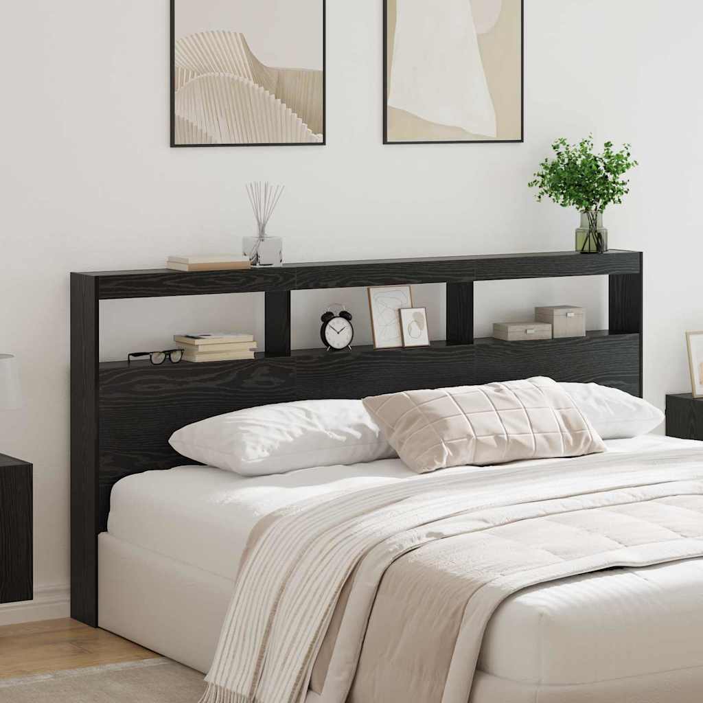 Uzglavlje Crni hrast 200 x 17 x 102 cm Konstruirano drvo