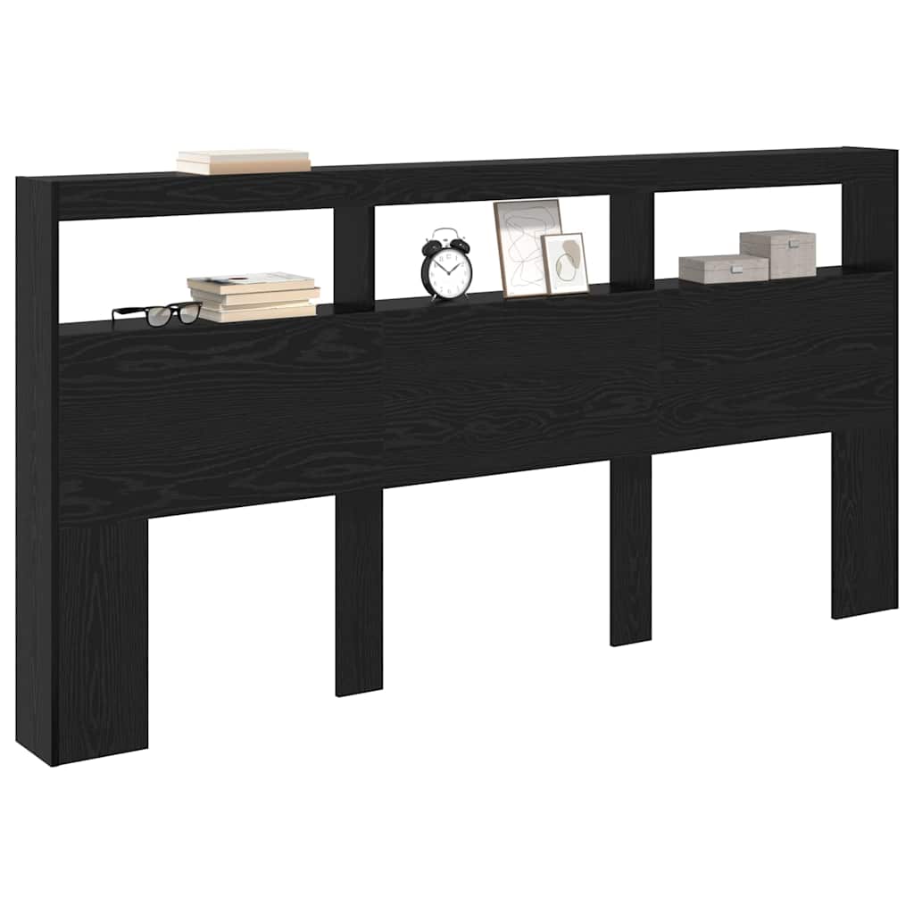 Uzglavlje Crni hrast 200 x 17 x 102 cm Konstruirano drvo