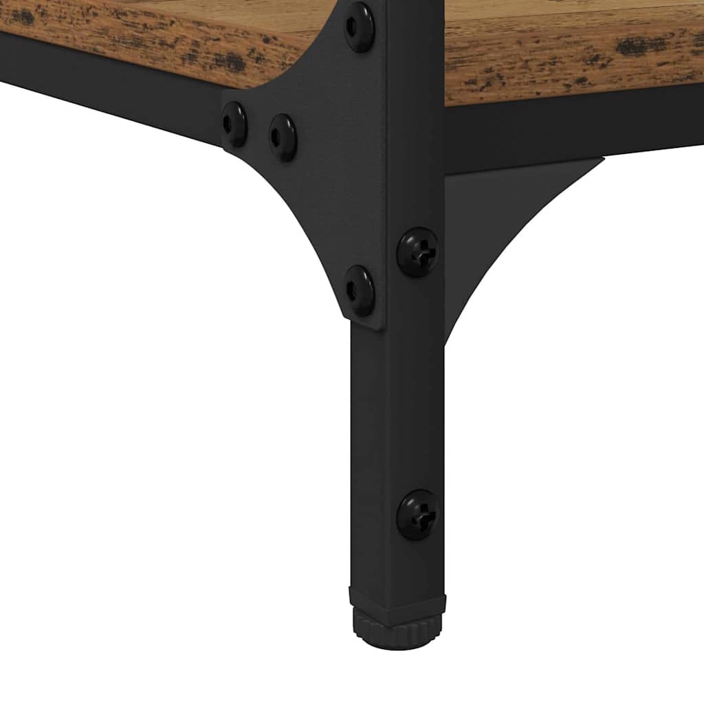 Stol s policom Staro drvo 140 x 50 x 75 cm Konstruirano drvo