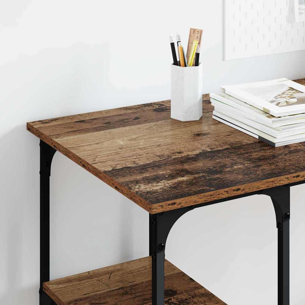 Stol s policom Staro drvo 140 x 50 x 75 cm Konstruirano drvo