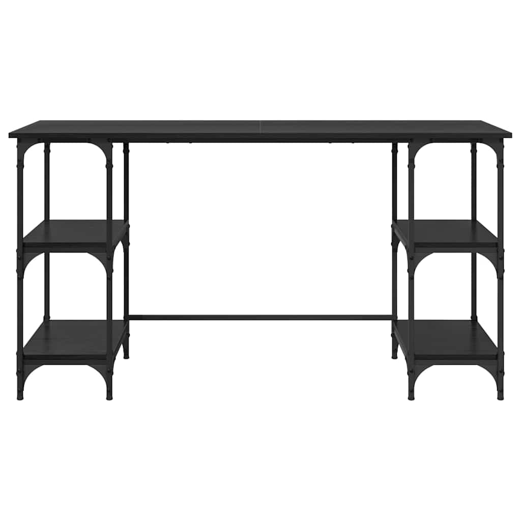 Stol Crni hrast Konstruirano drvo 140 x 50 x 75 cm