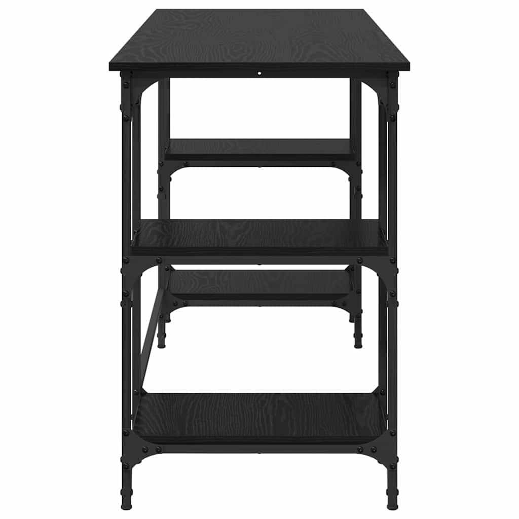Stol Crni hrast Konstruirano drvo 140 x 50 x 75 cm