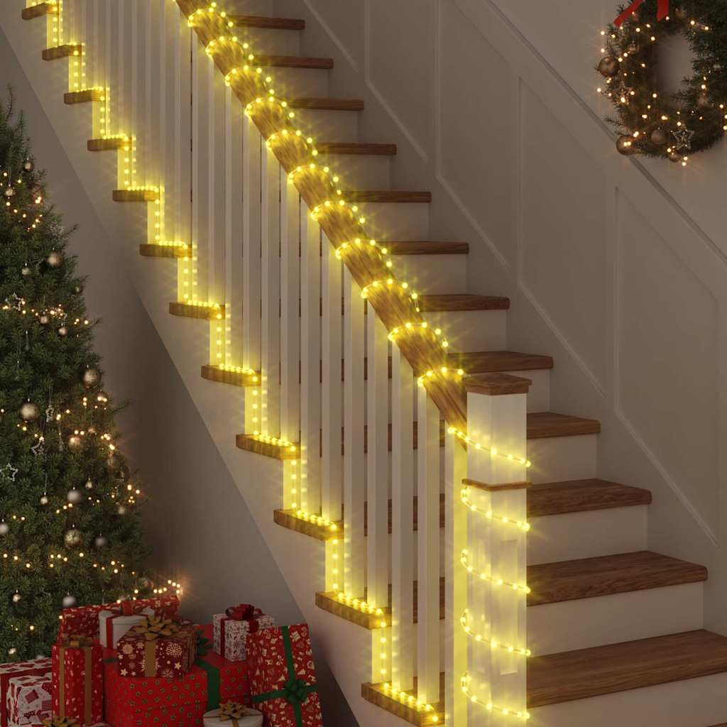 Svjetlosna uže s 2400 LED svjetlima Topla bijela 100 m PVC