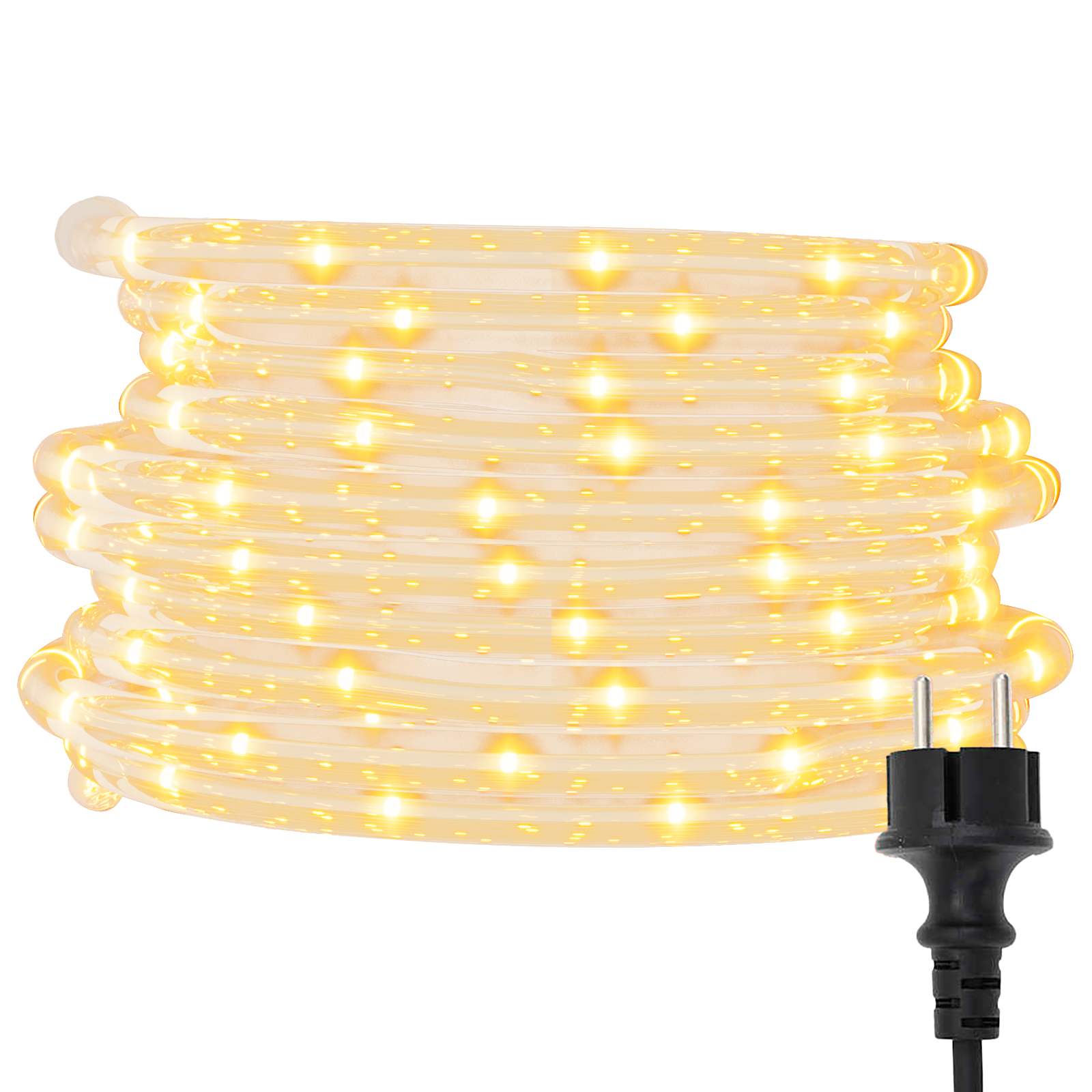 Svjetlosna uže s 2400 LED svjetlima Topla bijela 100 m PVC