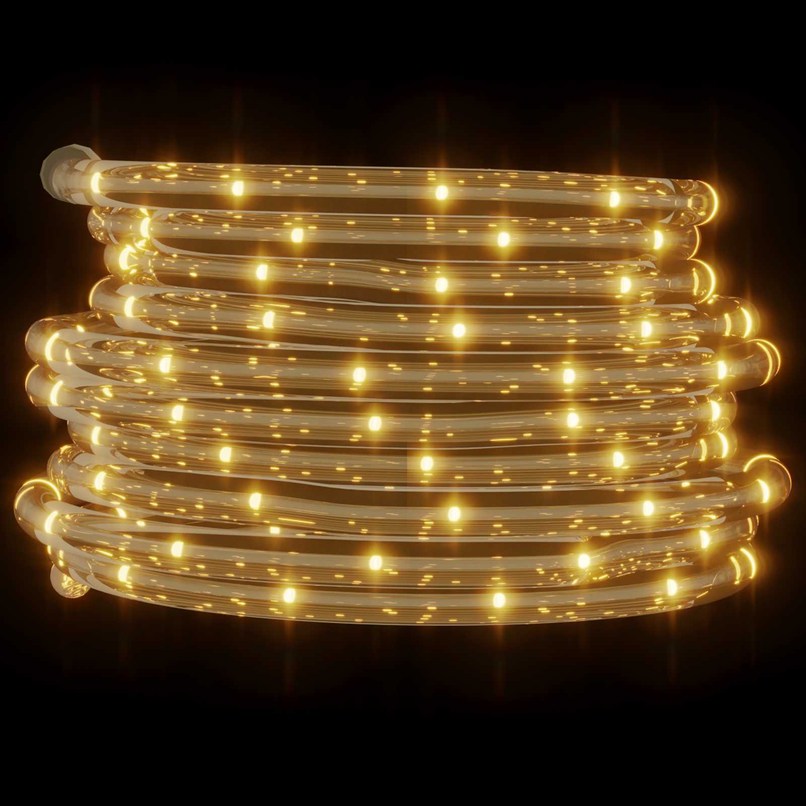 Svjetlosna uže s 2400 LED svjetlima Topla bijela 100 m PVC