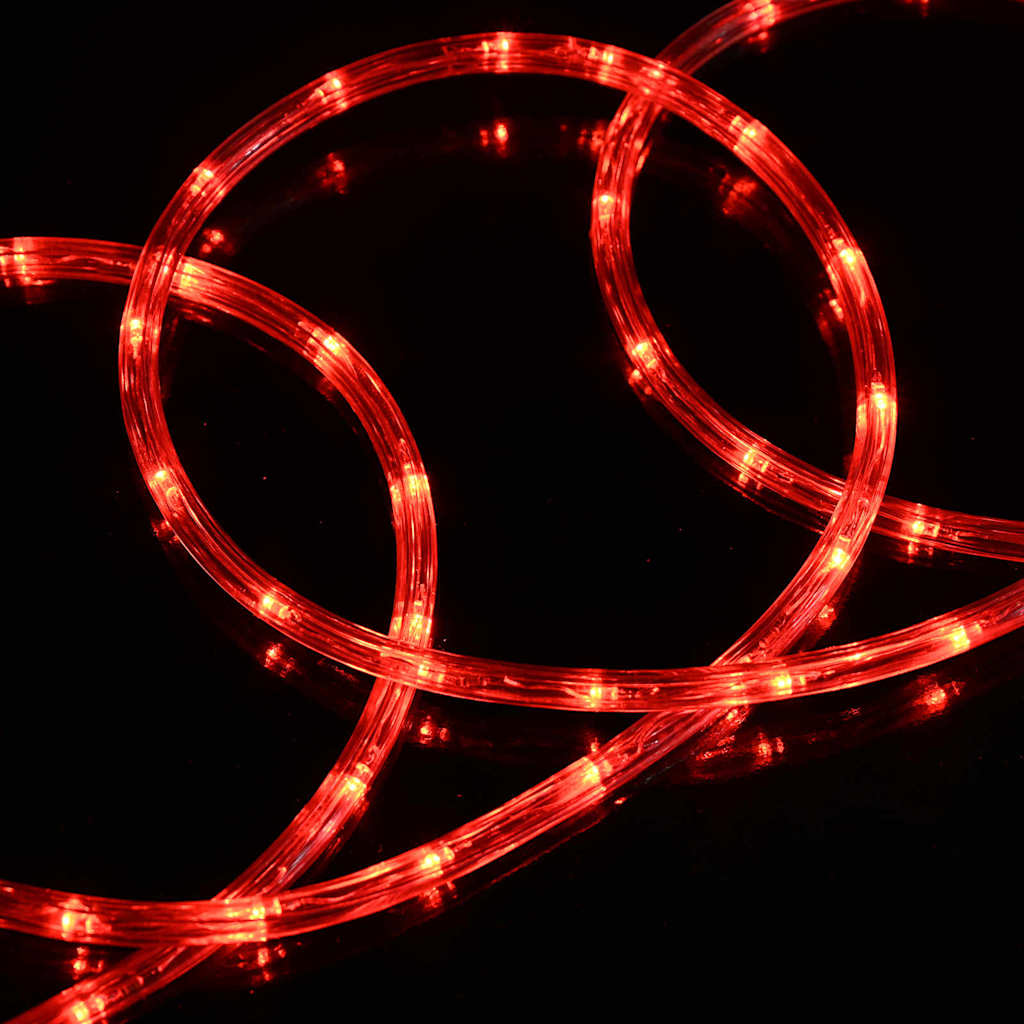 Svjetlosna uže s 2400 LED svjetlima Crvena 100 m PVC