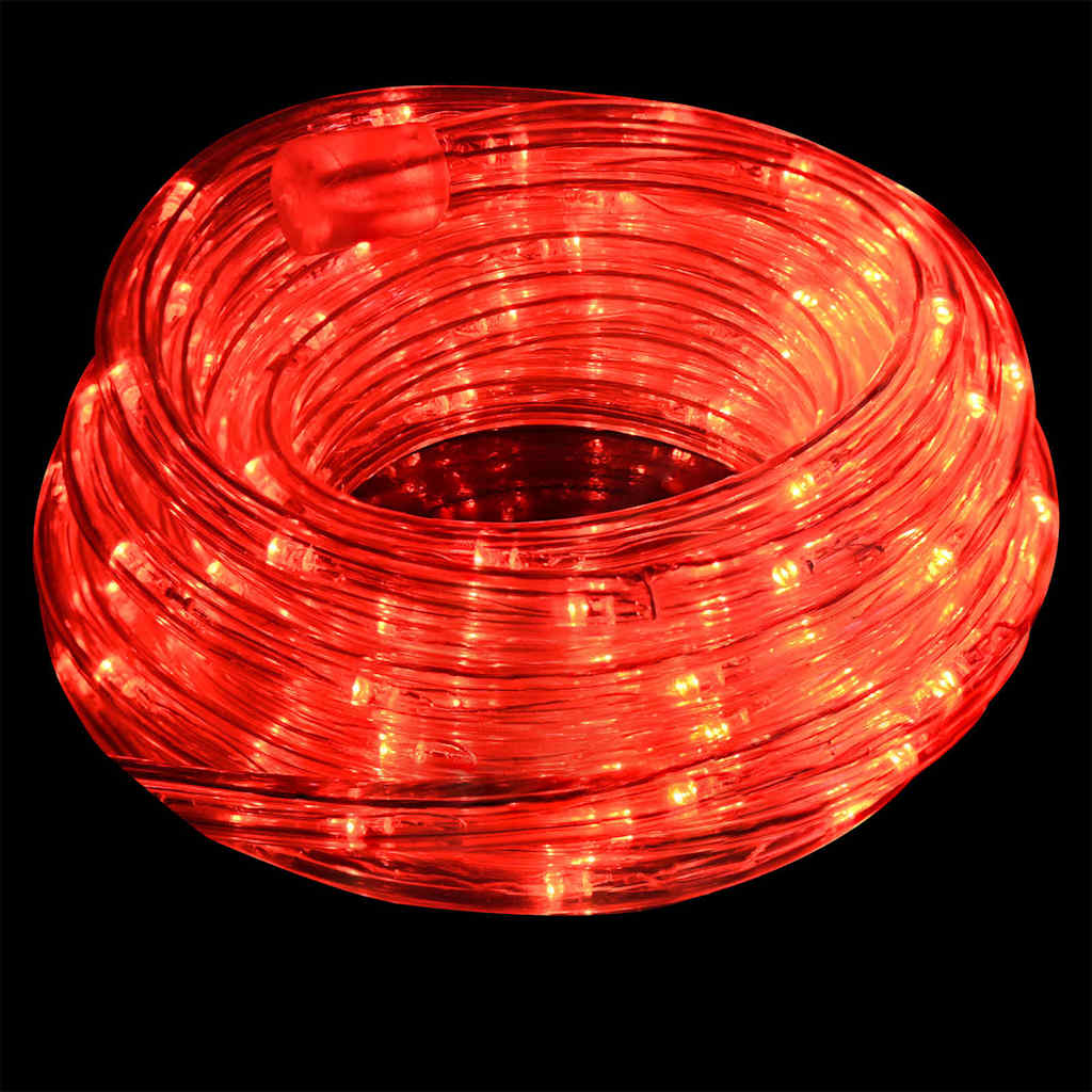 Svjetlosna uže s 2400 LED svjetlima Crvena 100 m PVC