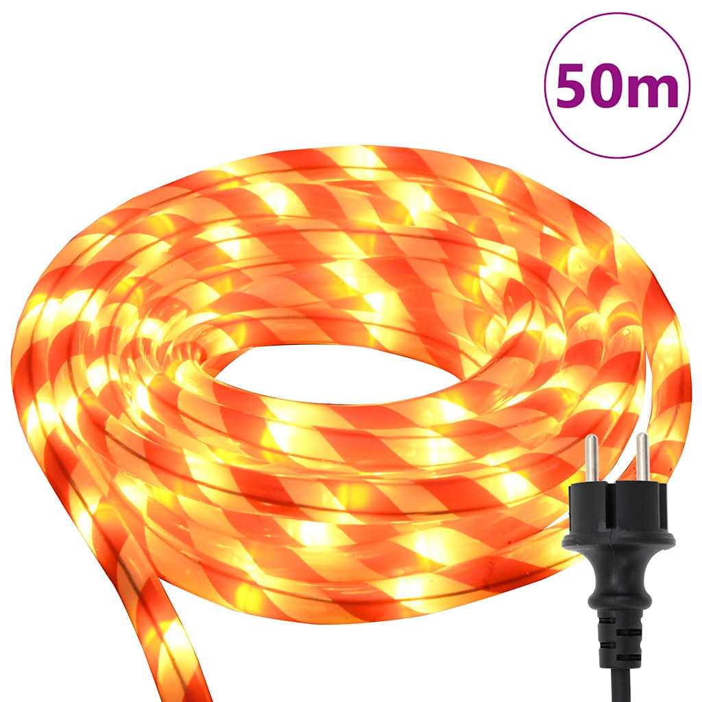 Svjetlosna uže s 1200 LED svjetlima Topla bijela 50 m PVC