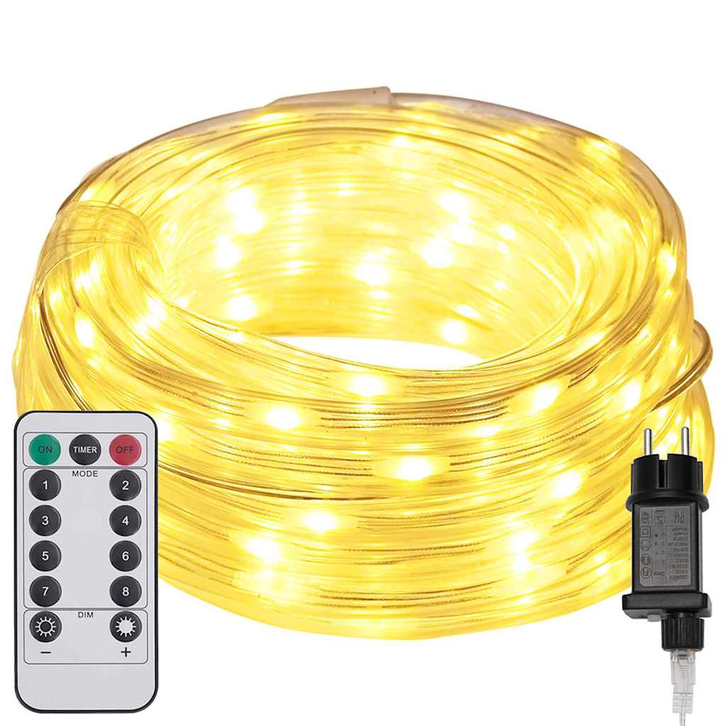 Svjetlosna uže s 1200 LED svjetlima Topla bijela 50 m PVC