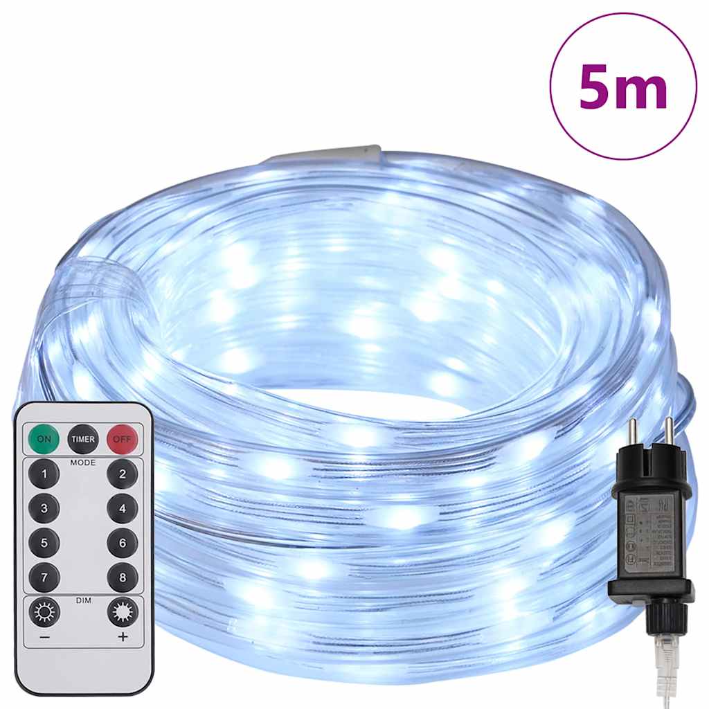 Svjetlosna uže s 120 LED svjetlima Hladno Bijela 5 m PVC