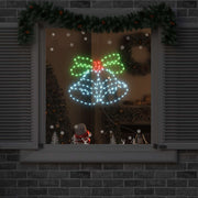Božićna Zvona s 144 LED svjetlima Šareni 57 x 47,5 cm PVC