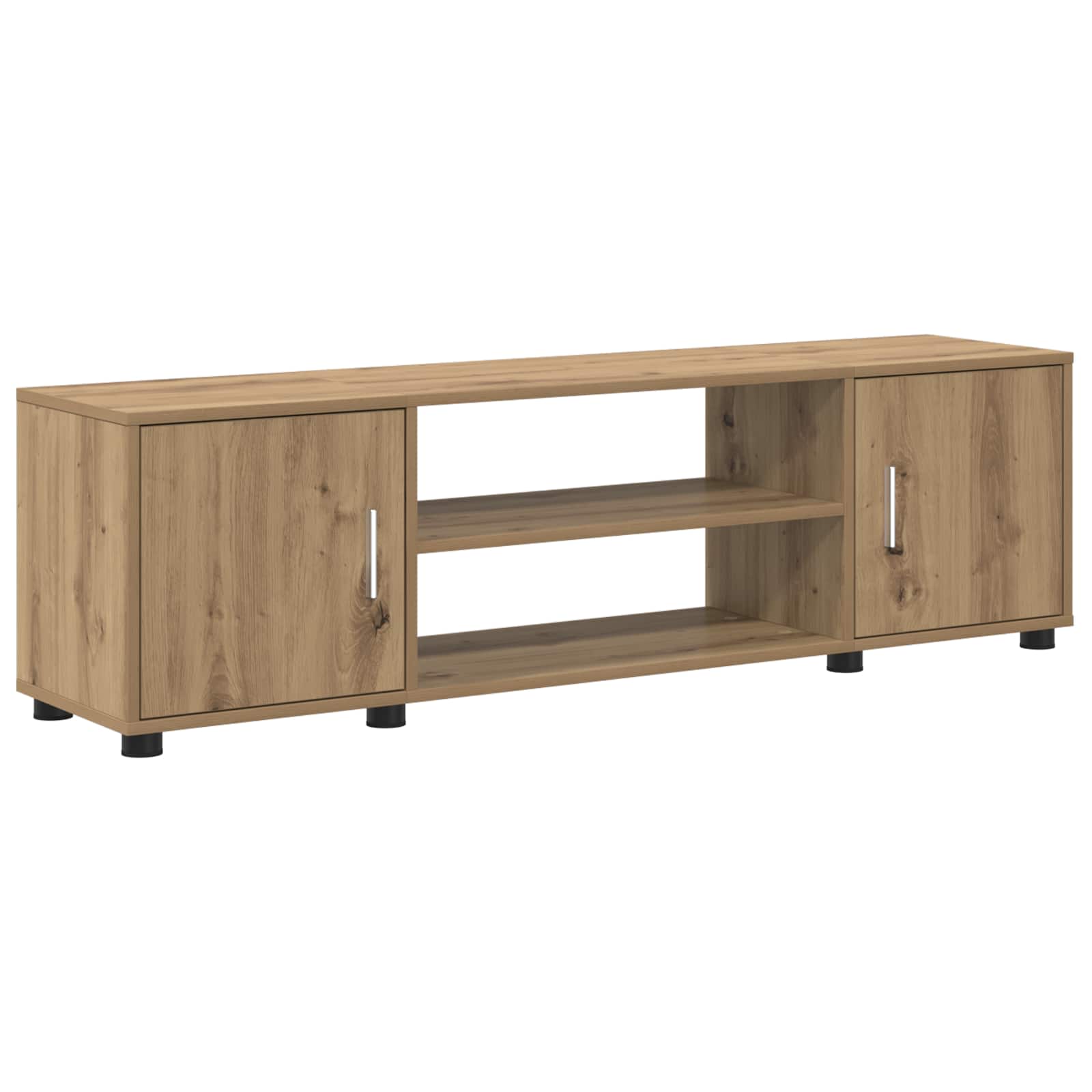 Set TV komoda Zidne 4 pcs Umjetnički hrast Konstruirano drvo