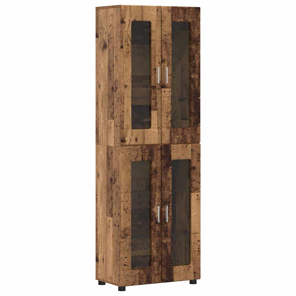 Highboard FLORIN Staro drvo 60 x 35 x 182 cm Konstruirano drvo