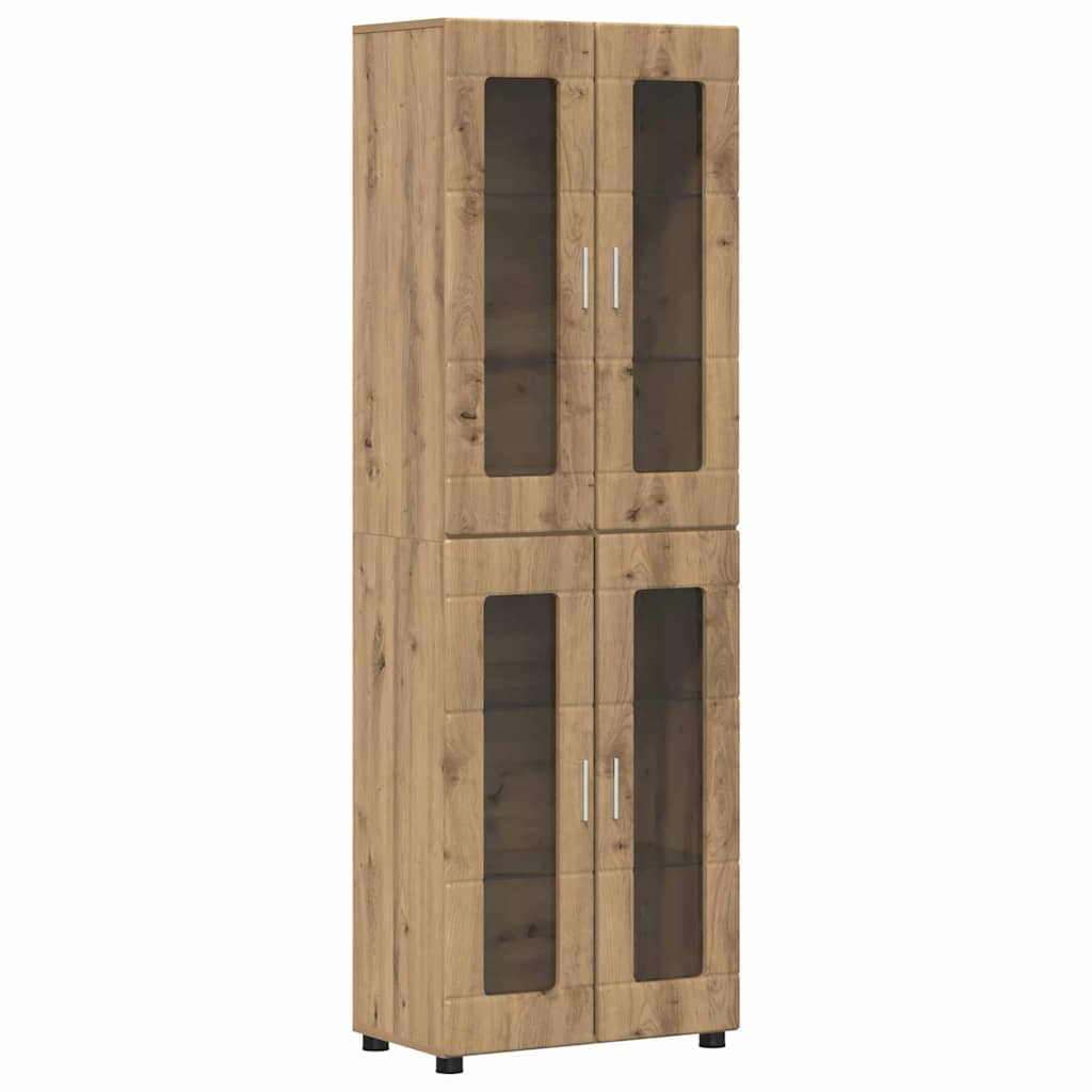 Highboard FLORIN 60 x 35 x 182 cm Umjetnički hrast