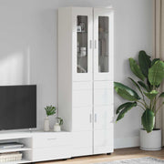 Highboard FLORIN Bijelo 60 x 35 x 182 cm Konstruirano drvo