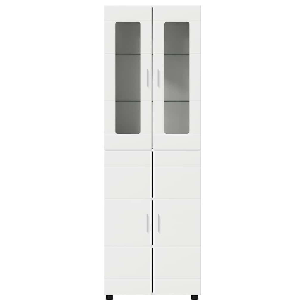 Highboard FLORIN Bijelo 60 x 35 x 182 cm Konstruirano drvo