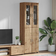 Highboard s policom FLORIN Umjetnički hrast 60 x 35 x 182 cm
