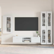 Set TV komoda FLORIN 3 kom. Visoki sjaj bijela