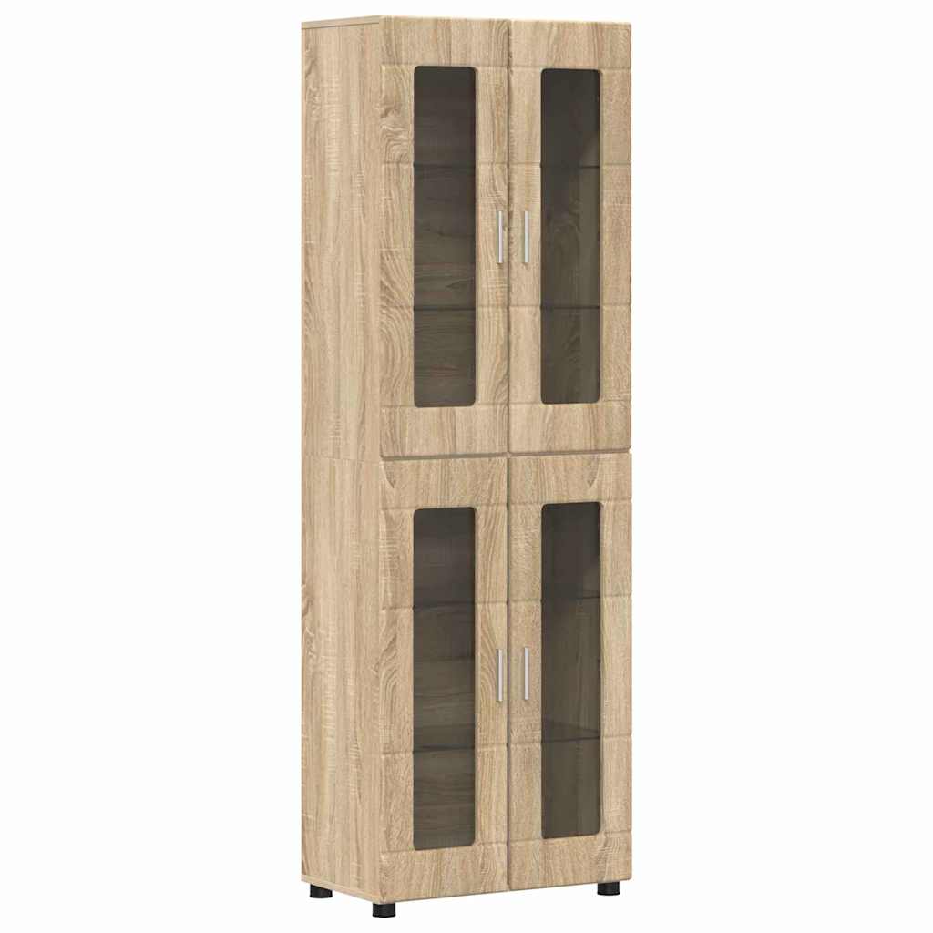 Set TV komoda FLORIN 3 pcs Sonoma hrast Konstruirano drvo