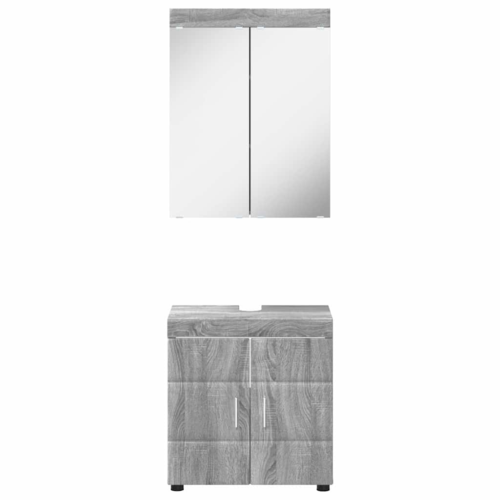 Set namještaja za kupaonicu TULUM 2 pcs Siva Sonoma