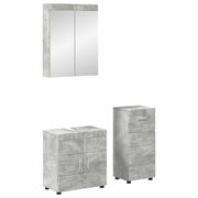 Set namještaja za kupaonicu TULUM 3 pcs Betonski sivi