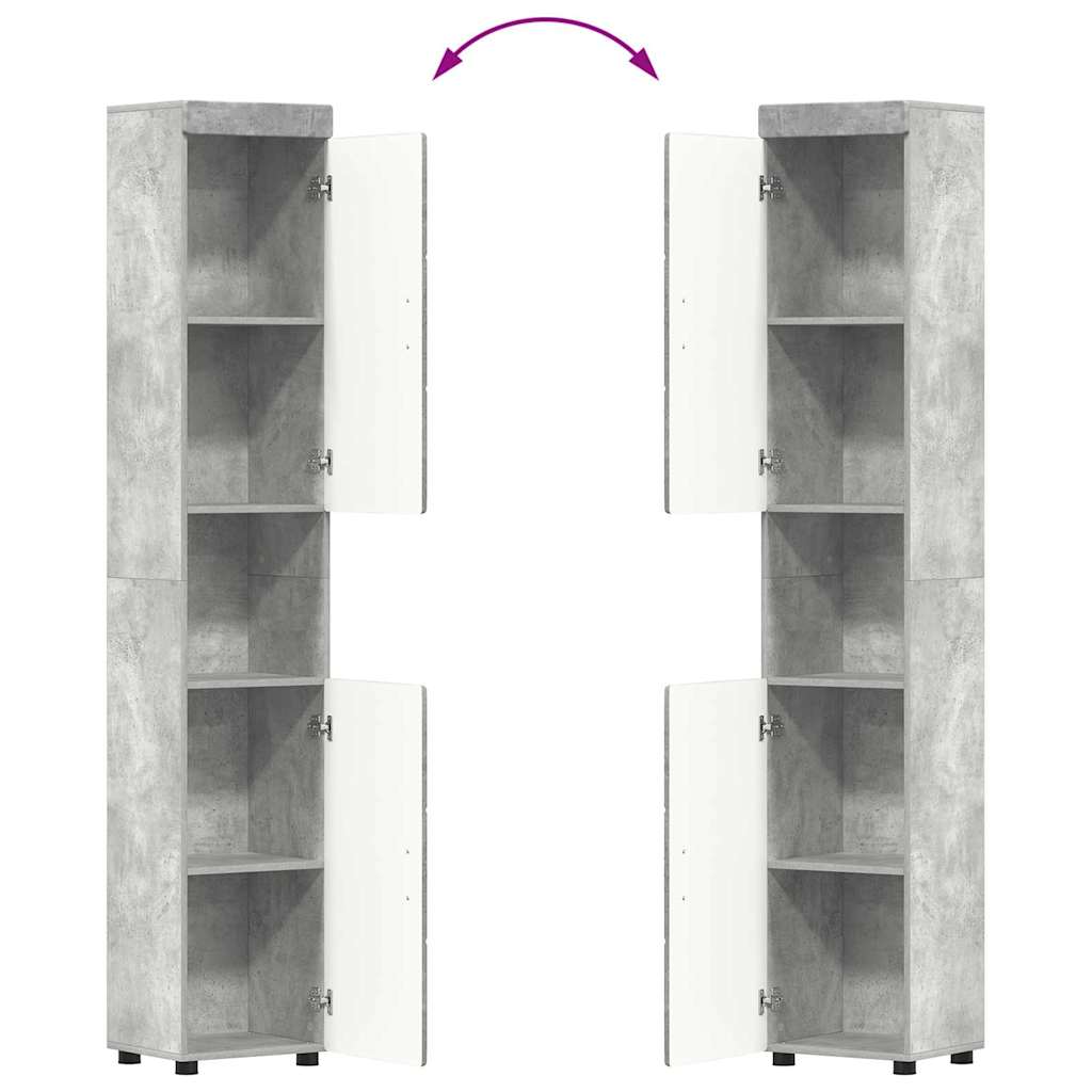 Set namještaja za kupaonicu TULUM 3 pcs Betonski sivi