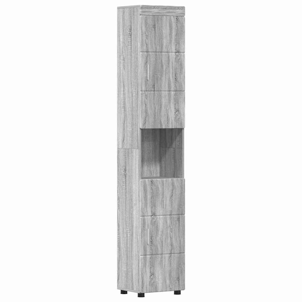 Set namještaja za kupaonicu TULUM 5 pcs Siva Sonoma