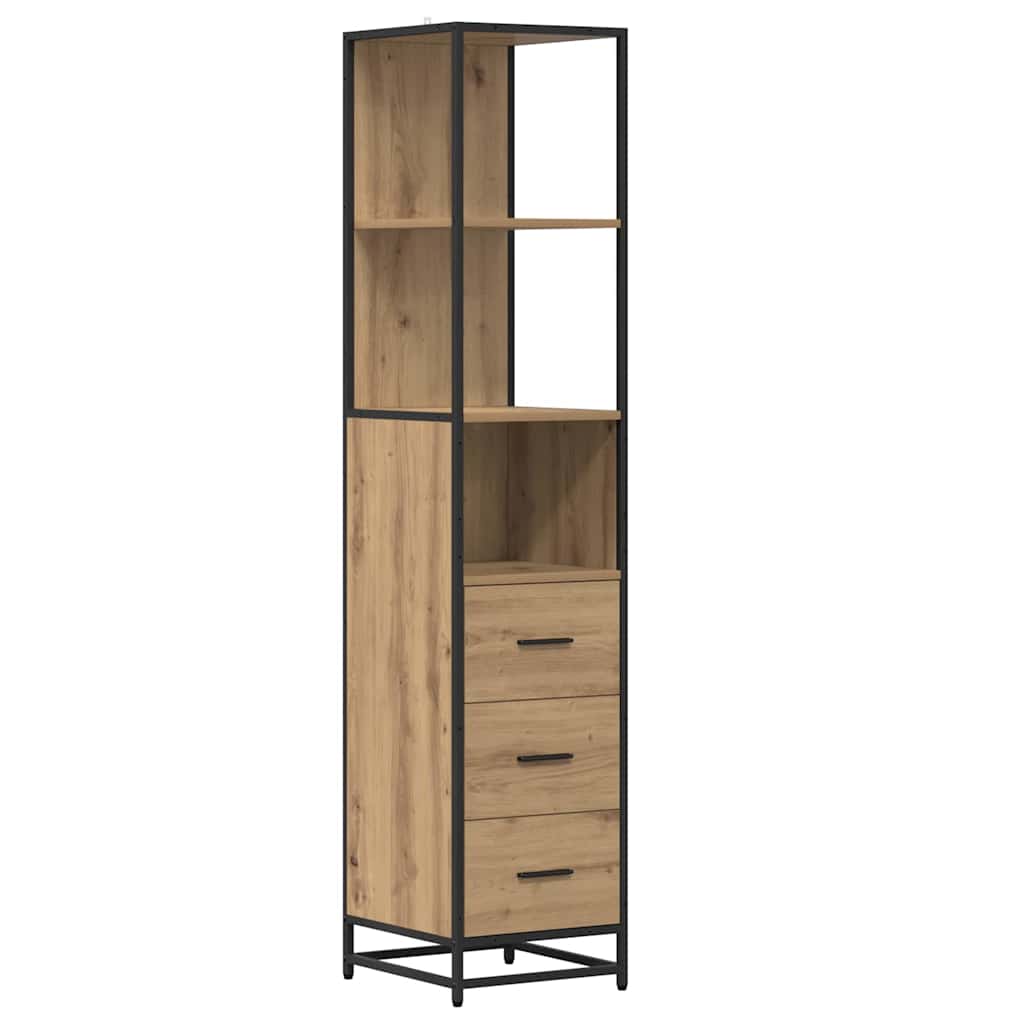 Set namještaja za kupaonicu s ladicama 3 pcs Umjetnički hrast