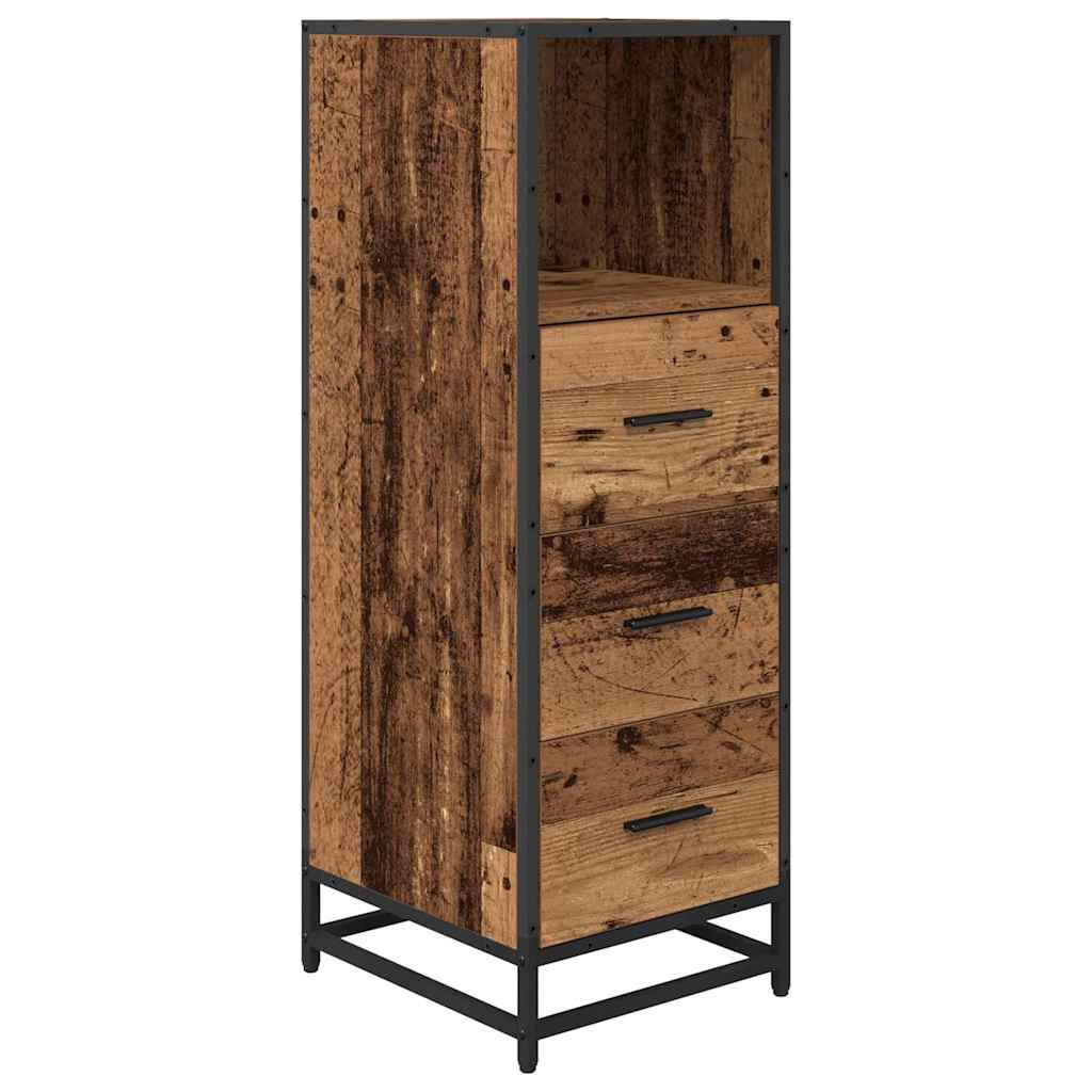 Set namještaja za kupaonicu 4 kom. Staro drvo 65 x 33 x 60 cm