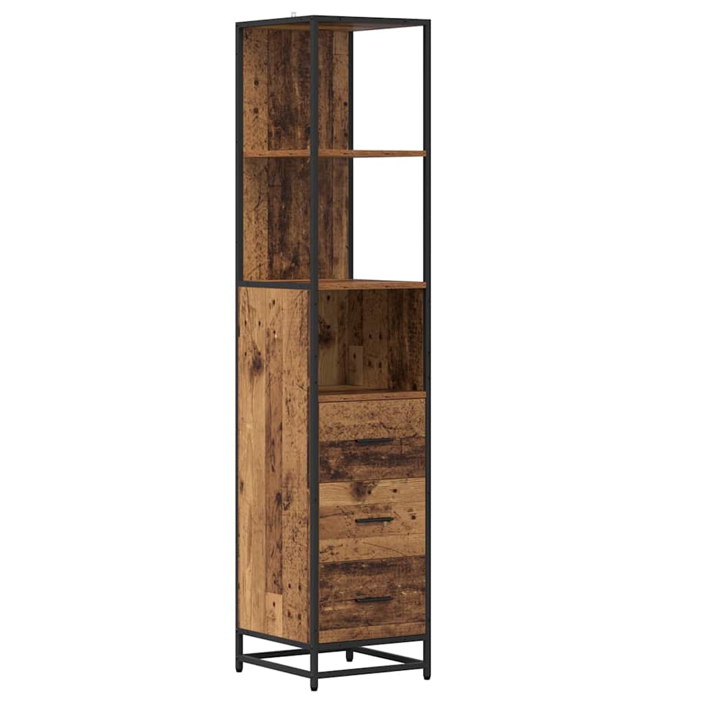 Set namještaja za kupaonicu 4 kom. Staro drvo 65 x 33 x 60 cm