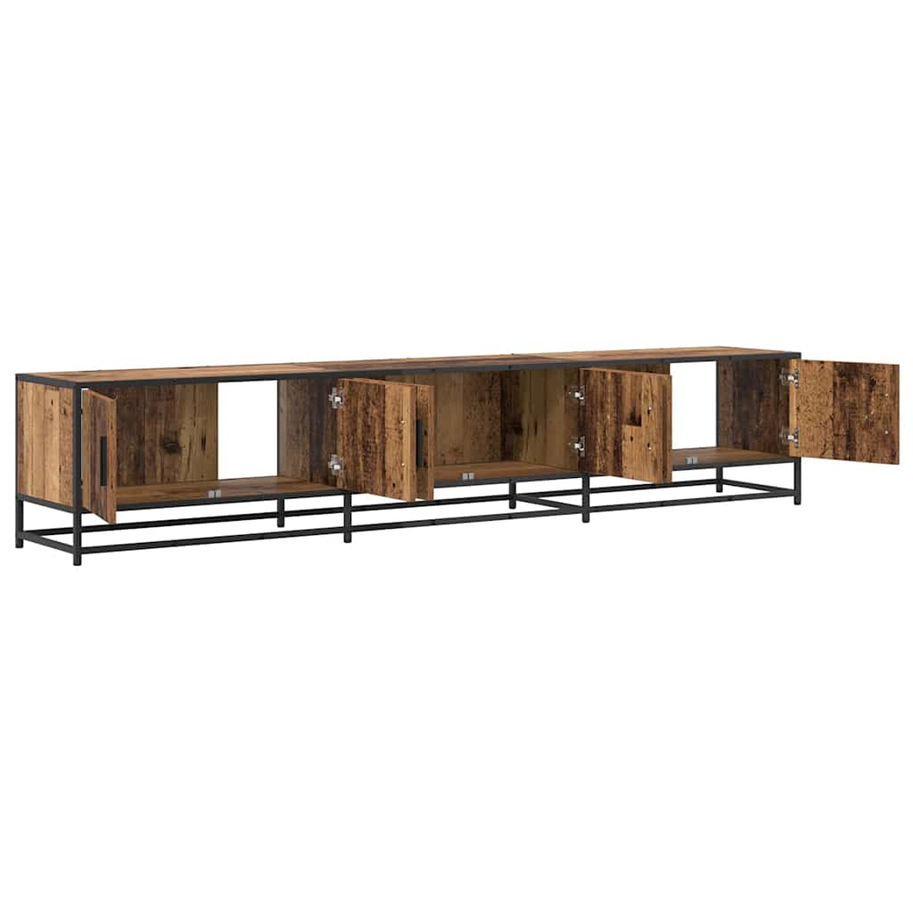 TV Jedinice 2 pcs Staro drvo 210 x 35 x 41 cm Konstruirano drvo