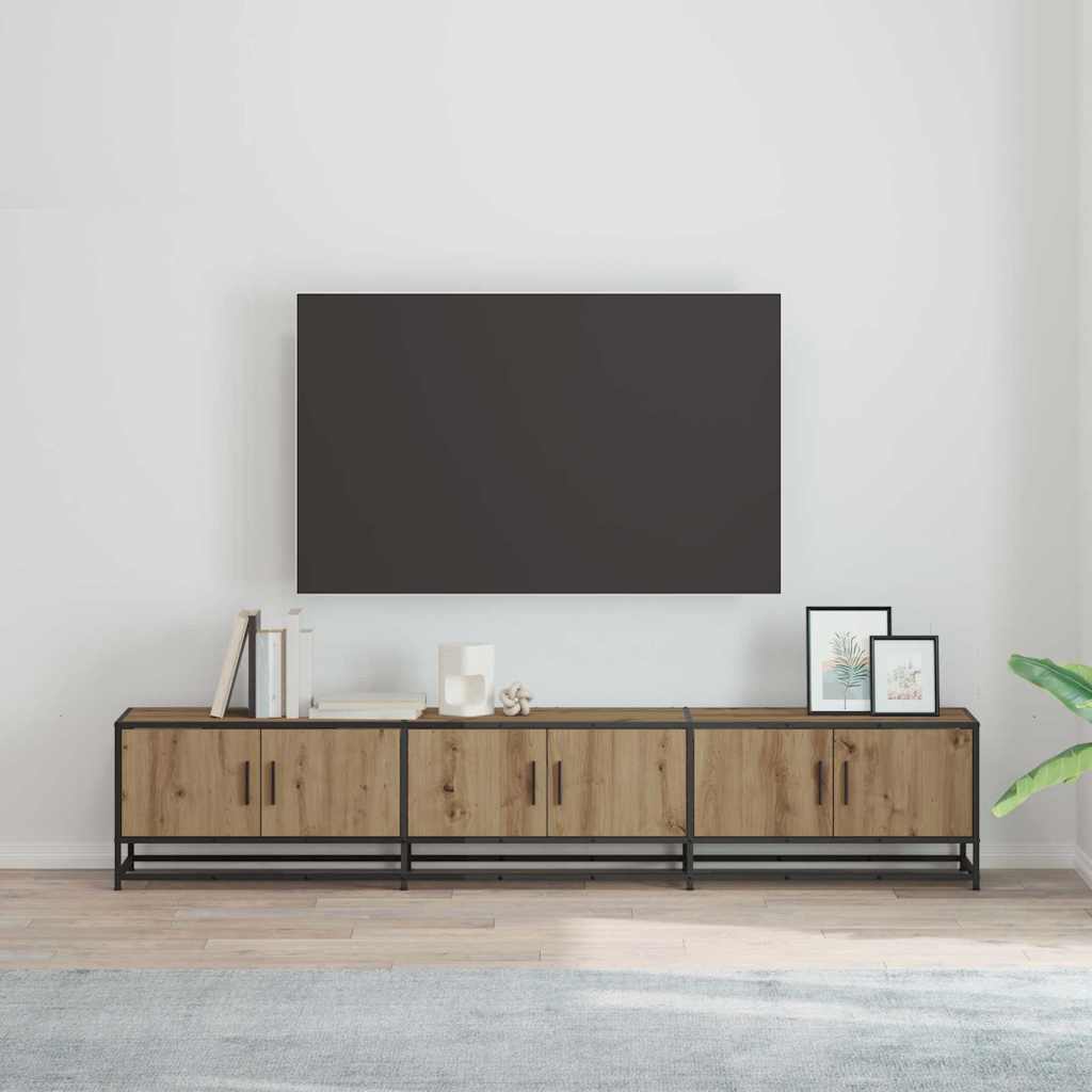 TV Jedinice 2 pcs Umjetnički hrast 210 x 35 x 41 cm