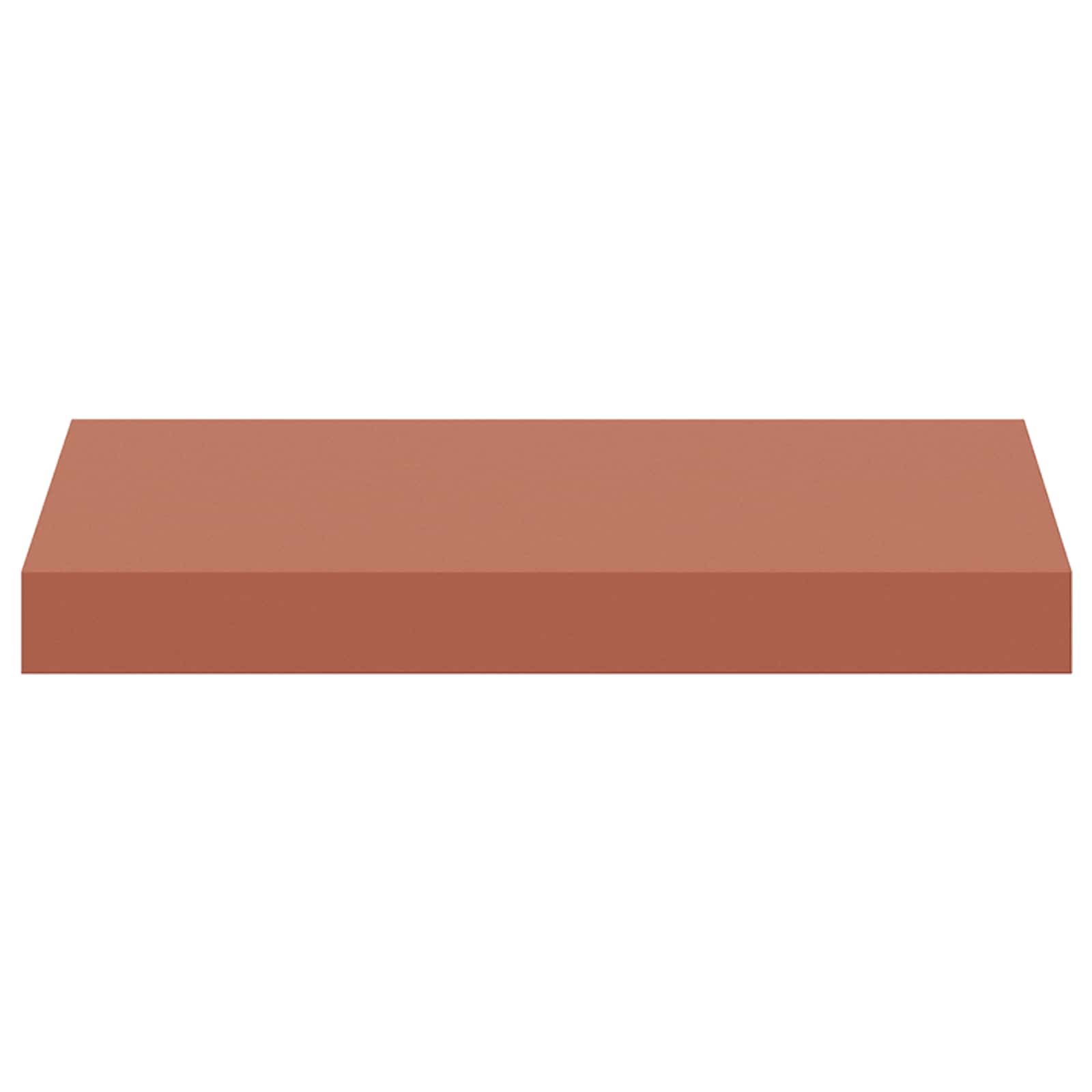 Polica na zidu 2 pcs Crvena 40 x 23,5 x 4 cm Konstruirano drvo